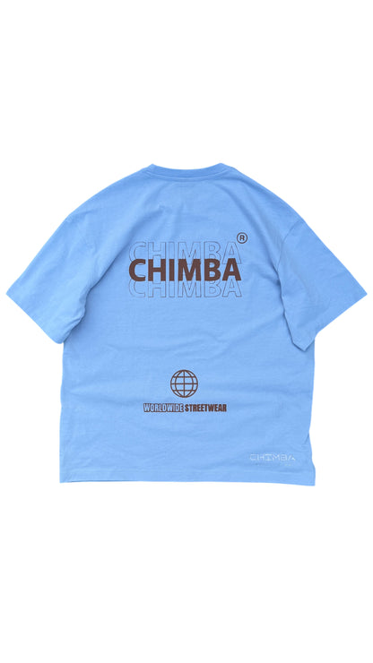 T-shirt oversize  (light blue)
