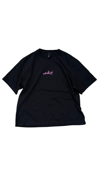 T-shirt black (Oversize) reflective